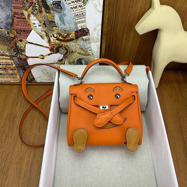 Hermès Kelly Doll Mascot Bag HM0054 Size 16x13x5cm - 1