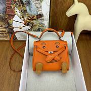 Hermès Kelly Doll Mascot Bag HM0054 Size 16x13x5cm - 1