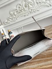 Hermès Kelly Pochette Crocodile HM185 Size 21x12x6cm - 6