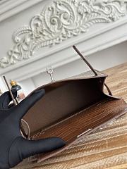 Hermès Kelly Pochette Crocodile HM187 Size 21x12x6cm - 6