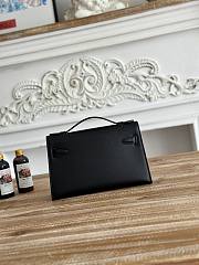 Hermès Kelly Pochette Rouge HM0044 Size 21x12x6cm - 4