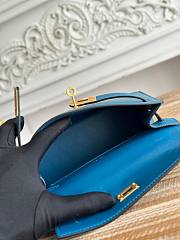 Hermès Kelly Pochette Rouge HM0046 Size 21x12x6cm - 4