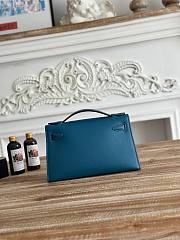 Hermès Kelly Pochette Rouge HM0046 Size 21x12x6cm - 2