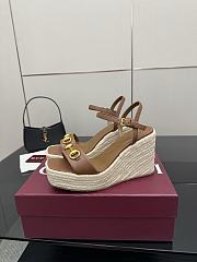 Gucci Hisley Wedge Sandals GG3119 - 1