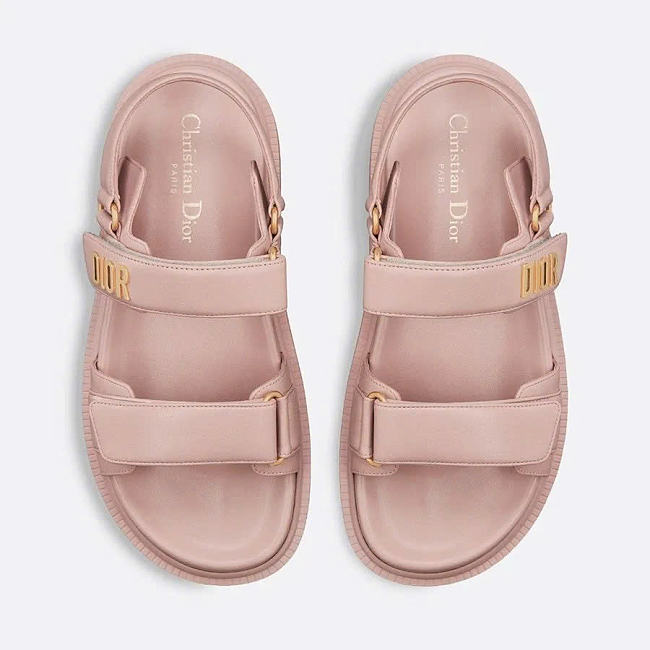 Dioract Sandal Deep Pink Lambskin KCQ547LAB_S62P - 1