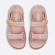 Dioract Sandal Deep Pink Lambskin KCQ547LAB_S62P - 1
