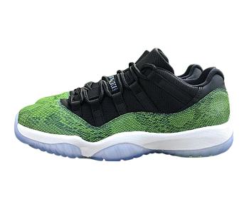 Air Jordan 11 Retro Low Green Snakeskin 528895-033 