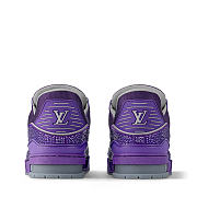 LV Trainer Sneaker Purple Sparkling - 6