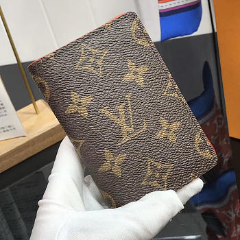 LV Pocket Organizer Monogram M60502 Size 11x1x8cm