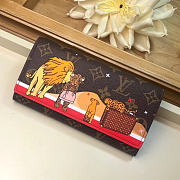 LV SARAH WALLET M63424 Size 19x10x2cm - 6