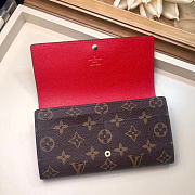 LV SARAH WALLET M63424 Size 19x10x2cm - 4