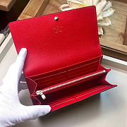 LV SARAH WALLET M63424 Size 19x10x2cm - 3