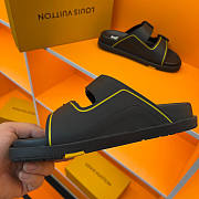 Louis Vuitton Trainer Mule Black Yellow 4ABM0M - 6