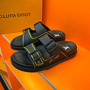 Louis Vuitton Trainer Mule Black Yellow 4ABM0M - 4