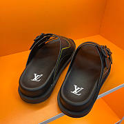 Louis Vuitton Trainer Mule Black Yellow 4ABM0M - 2
