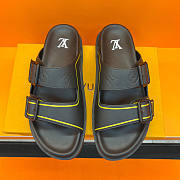 Louis Vuitton Trainer Mule Black Yellow 4ABM0M - 3