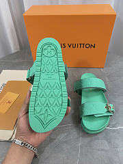 Louis Vuitton Bom Dia Flat Comfort Mule Vert d'eau 1AB38Z - 4