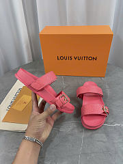 Louis Vuitton Bom Dia Flat Comfort Mule Pink 1AB38J - 3