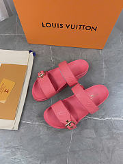 Louis Vuitton Bom Dia Flat Comfort Mule Pink 1AB38J - 5