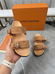 Louis Vuitton Bom Dia Flat Comfort Mule Cognac 1ABOXU - 5