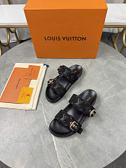 Louis Vuitton Bom Dia Flat Comfort Mule Noir 1ABVN4 - 5