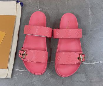 Louis Vuitton Bom Dia Flat Comfort Mule Pink 1AB38J