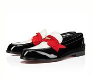  Christian Louboutin Penny Loafers Patent Calf Leather  - 1