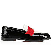  Christian Louboutin Penny Loafers Patent Calf Leather  - 2
