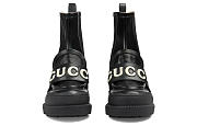 Gucci Women's Ornella Logo Ankle Boots Black - 3