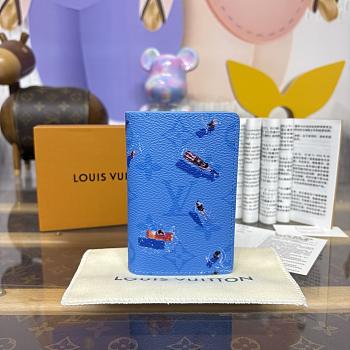 Louis Vuitton Wallet LVP381 Size 7.5x1x11cm