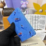 Louis Vuitton Wallet LVP381 Size 7.5x1x11cm - 6