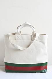 Gucci Canvas Tote Bag G1330 Size 40x38x17cm - 3
