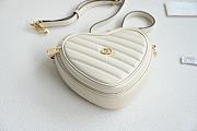 Gucci Heart Shoulder Bag G3004 Size 20x17x6cm - 4