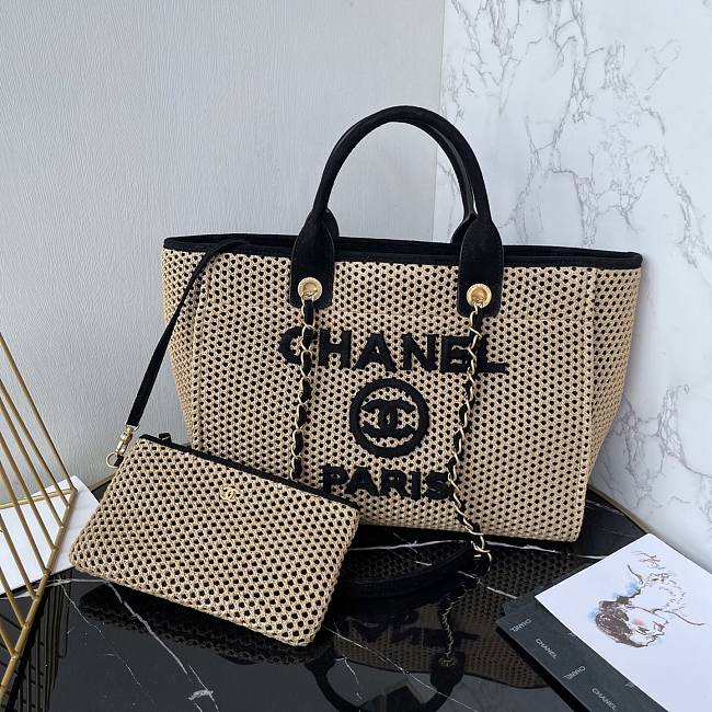 Chanel Bag Deauville Tote CC0254 Size 31×38×19cm - 1