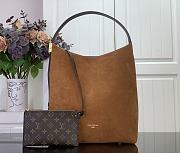 LV Hobo Bag MM Tan Brown Size 31x35x18cm - 1