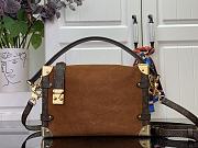 LV Side Trunk Tan Brown Size 23x16x8cm - 1