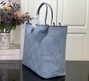 LV Neverfull Denim Blue LV3218 Size 60x38x23cm - 5