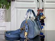 LV Speedy 18 Bandoulière Denim LV6250 Size 18x12x10cm - 6