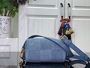 LV Speedy 18 Bandoulière Denim LV6250 Size 18x12x10cm - 4
