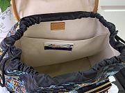 LV Montsouris Cargo Backpack Marina Blue Size 40x17x34cm - 3