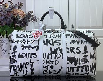 LV Keepall Bandoulière 50 M40804 Size 50x29x23cm  