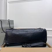 Balenciaga Cyclamen Leather B525 Size 38x25x14cm - 4