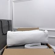 Balenciaga Cyclamen Leather B526 Size 38x25x14cm - 6