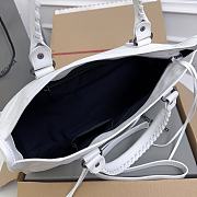 Balenciaga Cyclamen Leather B526 Size 38x25x14cm - 4