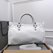Balenciaga Cyclamen Leather B526 Size 38x25x14cm - 2