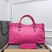 Balenciaga Cyclamen Leather B527 Size 38x25x14cm - 3