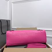 Balenciaga Cyclamen Leather B527 Size 38x25x14cm - 4
