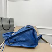 Balenciaga Cyclamen Leather B528 Size 38x25x14cm - 6