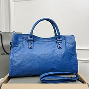 Balenciaga Cyclamen Leather B528 Size 38x25x14cm - 4