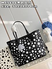 LV x YK Neverfull Bag M45686 Size 31x28x14cm - 4
